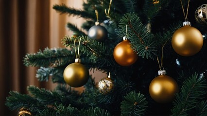 Beautifully decorated Christmas tree spreading seasonal delight throughout our space