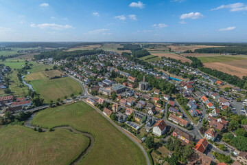 Sommer im mittelfränkischen Zenngrund bei Veitsbronn nahe Fürth