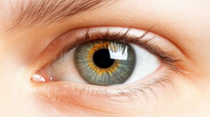 Obraz premium A Close Up Photographic Study Of A Human Eye