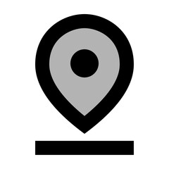 Map Pin with Base
