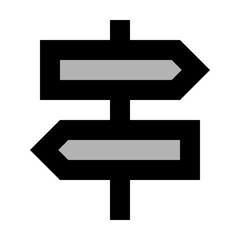 Signpost with Arrows
