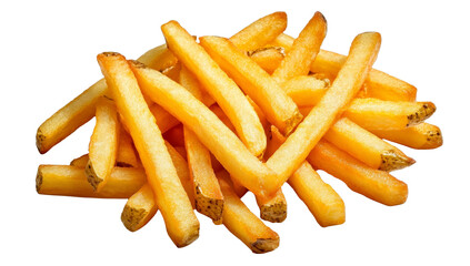 [Transparent Background PNG]Golden French Fries Close-up