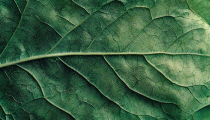 Obraz premium Close up image of the veins and texture of a leaf