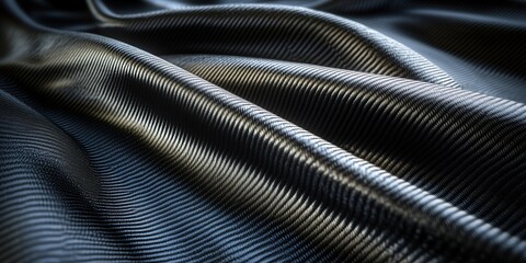 Naklejka premium Carbon Fiber Texture - A modern woven pattern with a