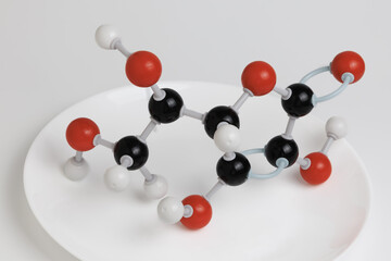 ビタミンCの分子モデル