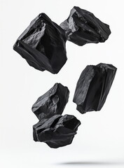 set of black stones
