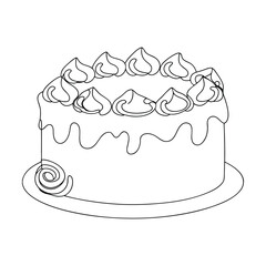 Delicious Chocolate Cake with Creamy Frosting and Drizzle