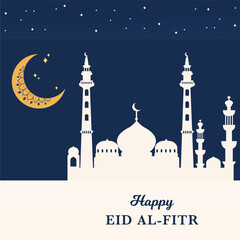 Happy eid al Fitr background template
