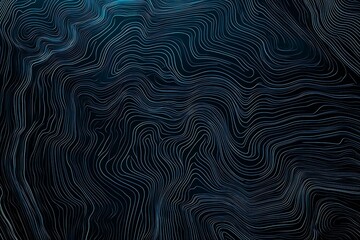 Abstract close-up of a glowing blue digital circuit board, showcasing intricate connections and technological design on a black background.
