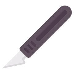 scalpel vector flat icon