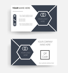 Fototapeta premium This Corporate Business card is suitable for business or personal use. This Corporate Business card is Print ready and ready for use. fully layered file & fully editable template.