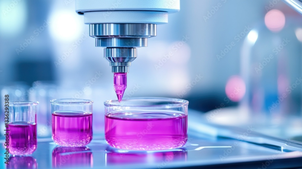 Poster laboratory automation performing scientific experimentation with liquid samples