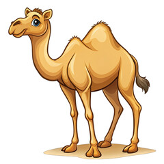 camel cartoon isolated
