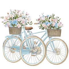 bicycle and flowers