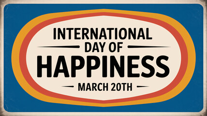 International Day Of Happiness March 20