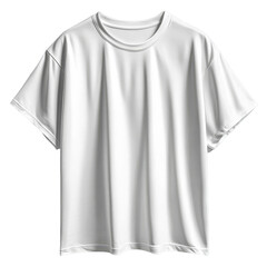 [Transparent Background PNG]Blank White T-Shirt Mockup