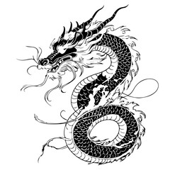 chinese dragon tattoo