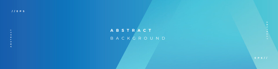 Blue banner abtract background linkedin social media vector design