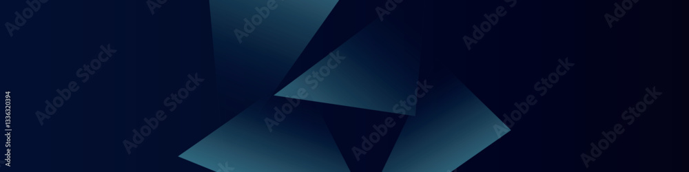 Wall mural elegant blue linkedin banner with simple abstract background