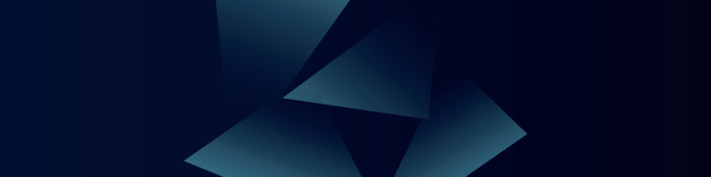 Elegant blue linkedin banner with simple abstract background