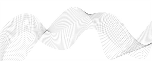 Fototapeta na wymiar Premium abstract background design with wave line Abstract glowing circle lines on dark background. Futuristic technology concept. Abstract wave element for design. Wave with lines created using blend