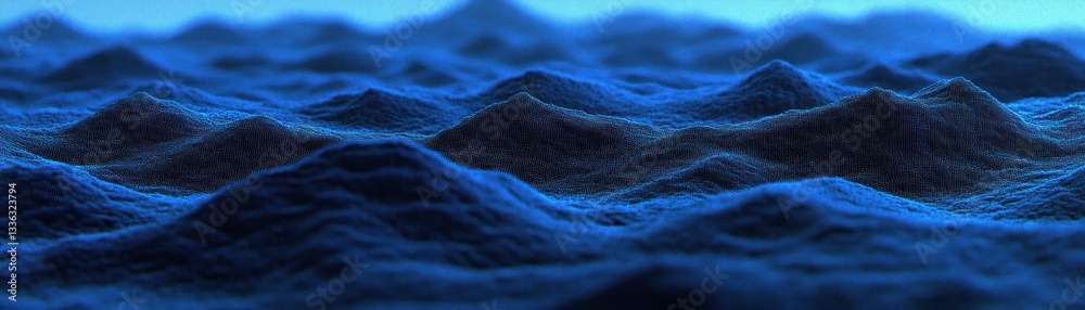 Poster abstract rendering illustrates a blue water surface with rolling hills