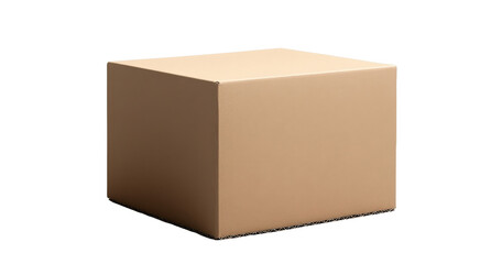 Fototapeta premium [Transparent Background PNG]Empty Cardboard Box Product Photography