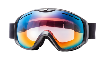 Advanced Ski Goggles isolated on transparent background.