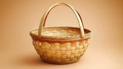 Minimalist style wooden bread basket showcase home kitchen product photography elegant setting close-up view