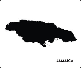 Obraz premium Jamaica icon vector design, Jamaica Logo design, Jamaica's unique charm and natural wonders, Use it in your marketing materials, travel guides, or digital projects, Jamaica map logo vector