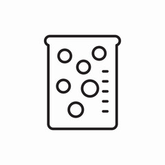 Medical sample test tube icon vector sign