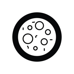 Petri Dish vector icon stock illustration