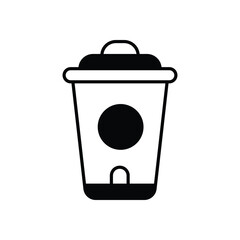 Trash  vector icon stock illustration