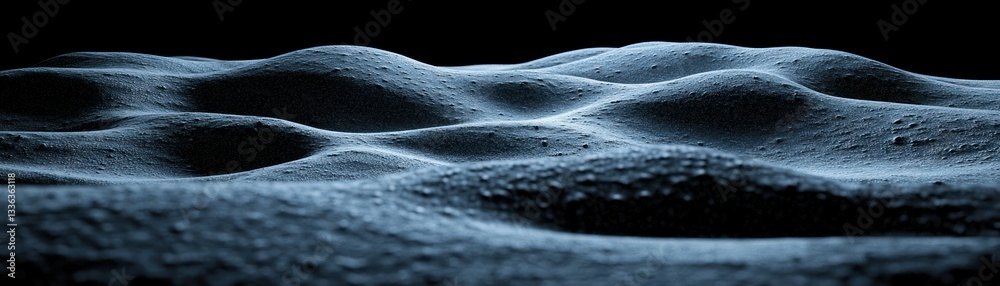 Poster A close up view showing surface with wavy texture