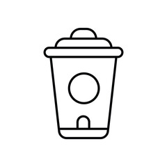 Trash  vector icon stock illustration