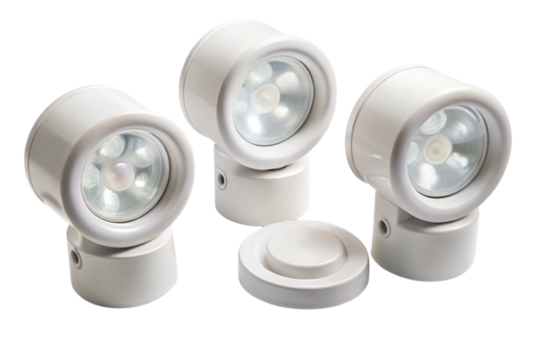 Motion sensor lights are ideal for outdoor pathways
