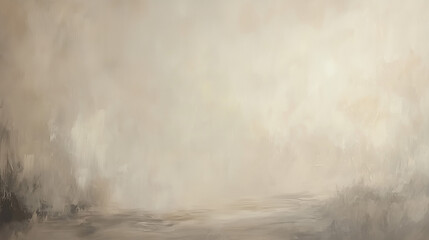 油絵の抽象的なグレーと白のテクスチャ背景