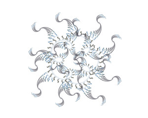 Maya ornaments and stylized fractal patterns.