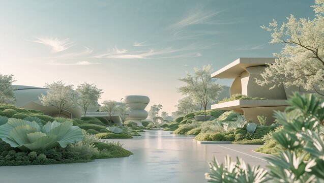 tropical resort hotel