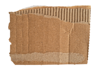 morceau de carton déchiré, PNG sur fond transparent