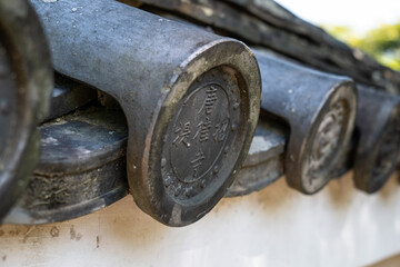 日本、世界遺產、唐招提寺、寺院、瓦当、奈良、木造建築、鑑真、律宗の総本山