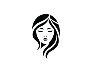 woman with long hair