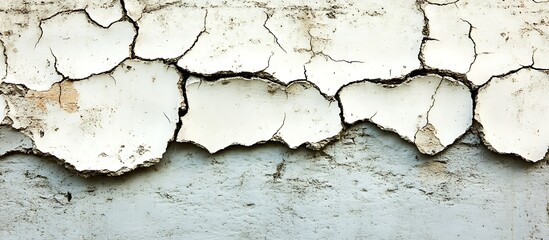 Obraz premium Cracked paint on old wall texture