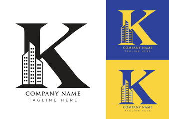 Letter K Business logo design