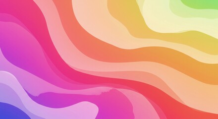 Fototapeta premium Vibrant Abstract Waves Background