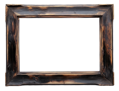 [Transparent Background PNG]Vintage Wooden Picture Frame