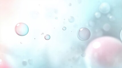 Delicate Water Bubbles: A Soft and Ethereal Visual