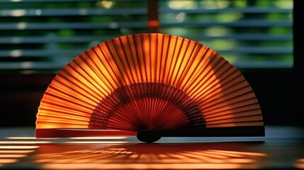 fan on the beach