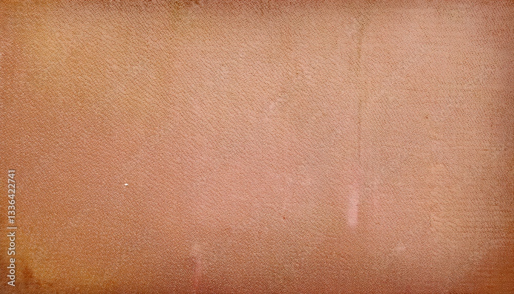 Fototapete textured peach colored fabric background with subtle diagonal weave pattern and natural imperfections for design use

