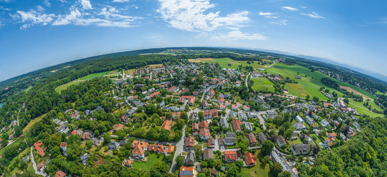 Sommer am Ostufer des Stanberger See rund um die Gemeinde Berg